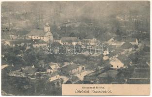 1912 Krassóvár, Krassova, Carasova; látkép. Dajkovits J. utóda / general view (EB)