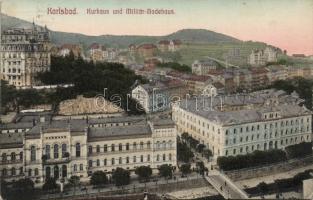 Karlovy Vary, Karlsbad; Kurhaus and Militar-Badehaus / barracks (EK)