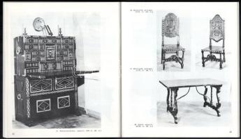Bútorművészeti katalógusok, 3 db: 

Batári Ferenc: Európai bútorok a XV-XVII. században. Kiállítás...