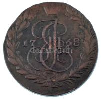 Orosz Birodalom 1768E-M 5k Cu "II. Katalin" (47,52g) T:VF,F patina, anyagfölösleg
Russian...