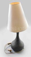 Modern design asztali lámpa. Műgyanta, szövet búrával 56 cm
