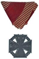 1916. "Károly-csapatkereszt" Zn kitüntetés mellszalaggal T:VF a fül letört
Hungary 1916. ...