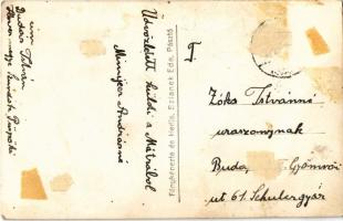 Mátra, Csörgőpatak. Sztanek Ede photo (ragasztónyom / glue marks)