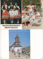 15 db MODERN magyar népviseletes motívum képeslap / 15 modern motive postcards: Hungarian folklore