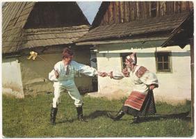 15 db MODERN magyar népviseletes motívum képeslap / 15 modern motive postcards: Hungarian folklore