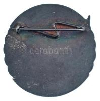 ~1960-1970. "Telefongyár Terta Törzsgárda" zománcozott, ezüstözött fém jelvény (~40mm) T:X...