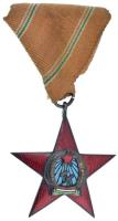 1949. "A Magyar Népköztársasági Érdemérem bronz fokozata" zománcozott bronz kitüntetés mellszalaggal T:XF Hungary 1949. "Medal of Merit of the Hungarian Peoples Republic Bronze class" enamelled bronze decoration on ribbon C:XF NMK 536.