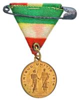 Osztrák-Magyar Monarchia 1914. "Ferenc József - II. Vilmos / 1914 Viribus Unitis" bronz há...