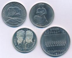 1980. 100Ft Ni "Szovjet-magyar közös űrrepülés" + 1981. 100Ft Ni "FAO I. - Világélelmezési nap" + 100Ft Cu-Ni-Zn "Bulgária 1300 éves" + 1983. 100Ft Cu-Ni "FAO - Több gabonát a világnak" T:UNC,AU közte eredetileg PP is Adamo EM61, EM66, EM67, EM72