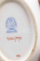 Herendi MYA mintás ékszeres tálka. Jelzett, kopással, 8x5,5 cm