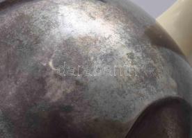 cca 1930, Bavaria art deco teakiöntő ezüstözött borítórésszel. Jelzett, kis kopással, 28x16 cm