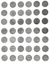 1926-1927. 1P Ag (42x) T:F 
Adamo P6