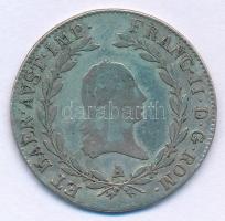 Ausztria 1806A 20kr Ag "I. Ferenc" T:VF patina Austria 1806A 20 Kreuzer Ag "Franz I" C:VF patina Krause KM#2141