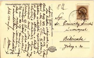 1941 Budapest III. Hármashatárhegy, vitorlázó repülőterep, vitorlázó repülőgép. Magyar Cserkészszöve...