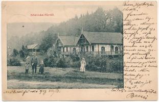 1907 Málnásfürdő, Baile Malnas; fürdő, nyaralók. Adler fényirda / spa, villas (fl)