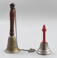 2 darab csengő, h: 13-22 cm