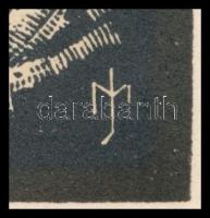 2 db grafika: Menyhárt József (1901-1976): Déri múzeum. Linómetszet, papír. Jelzett, 14,5×9,5 cm. La...