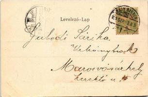 1901 Nagyszeben, Hermannstadt, Sibiu; Br. Bruckenthal'sches Palais / Báró Bruckenthal féle palo...