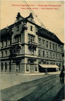 Nagyszeben, Hermannstadt, Sibiu; Római császár szálloda, Ludwig Ferenc & Co. üzlete. W.L. 54. Budovszky L. kiadása / hotel, shops