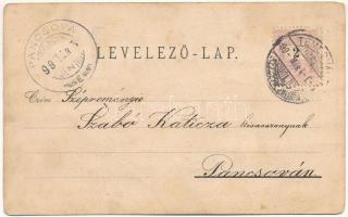 1899 (Vorläufer) Temesvár, Timisoara; Józsefvárosi zárdák és templom. Kossak József udvari fényképés...