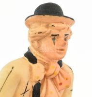 Régi, bohóc játék figura gumi