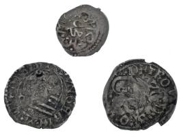 1471-1481K-PV Denár Ag "I. Mátyás" veretkettőződés (0,49g) + 1497. Denár Ag "II. Ulás...