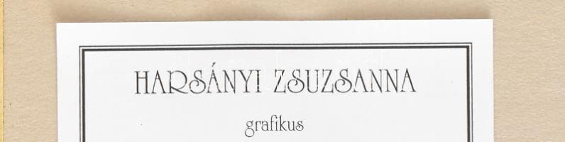 Harsányi Zsuzsanna: Ősz. Pasztell, papír, j. hátoldalon. 50x31,5 cm, keretben, üvegezett, jó állapot...