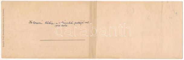 Kolozsvár, Cluj; látkép. 2-részes kihajtható panorámalap. Schuster Emil kiadása / general view. 2-ti...