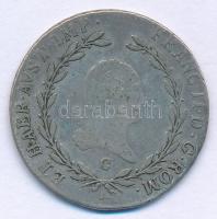 Csehország (történelmi tartomány) 1806C 20kr Ag "I. Ferenc" T:F  Bohemia 1806C 20 Kreuzer Ag "Franz I" C:F  Krause KM#2140