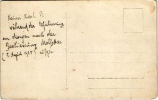 1915 K.u.K. Kriegsmarine, Beschiessung Molfettas / SMS Kaiser Karl VI. az Osztrák-Magyar Haditengeré...