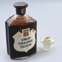1968 Vinum Tokajense Passum, Tokaji 5 puttonyos aszú, Tolcsva, Tokaj Kereskedőház üveg dugóval, 0,75 l.