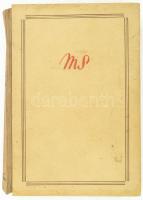 Márai Sándor: Válás Budán. Márai Sándor Munkái. (Bp., 1945), Révai. Kiadói félvászon-kötés, kissé vi...