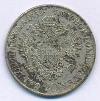 Ausztria 1833C 20kr Ag "I. Ferenc" T:VF patina
Austria 1833C 20 Kreuzer Ag "Franz I&...