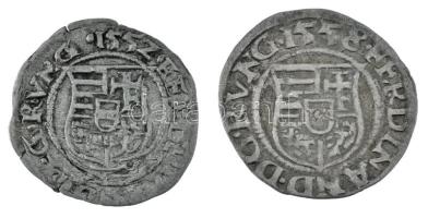1552-1559K-B Denár Ag "I. Ferdinánd" (2xklf) (0,53g, 0,50g) T:XF,VF patina 1552-1559K-B De...