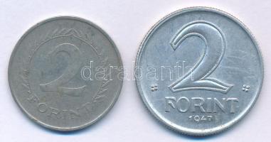 1947. 2Ft Al + 1952. 2Ft Cu-Ni T:XF,VF Adamo F7, F7.1