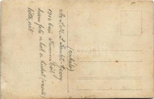 1916 SMS Sankt Georg osztrák-magyar páncélos cirkáló hazafelé Rimini-ből, ahol szétlőtte a vasúti hi...