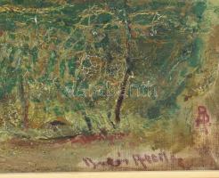 Buzás (?) jelzéssel: Táj. Olaj, vászon. 55×68 cm. Fakeretben