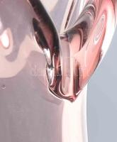 Iparművész anyagában színezett váza. Jelzés nélkül, hibátlan, m: 34,5 cm