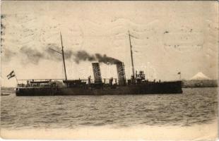 1910 SMS Leopard az Osztrák-Magyar Haditengerészet Panther-osztályú torpedócirkálója / K.u.K. Kriegsmarine Torpedoschiff / SMS Leopard Austro-Hungarian Navy torpedo cruiser (EK)