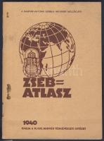 1940 A Magyar Katonai szemle zseb-atlasz melléklete
