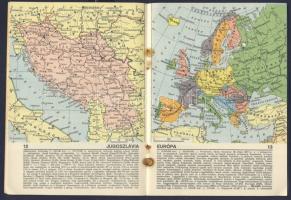 1940 A Magyar Katonai szemle zseb-atlasz melléklete