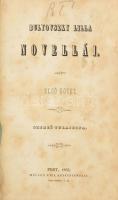 Bulyovszky Lilla novellái I-II. Pest, 1855, Müller Emil Könyvnyomdája. Félvászon kötés, viseltes áll...