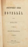Bulyovszky Lilla novellái I-II. Pest, 1855, Müller Emil Könyvnyomdája. Félvászon kötés, viseltes áll...