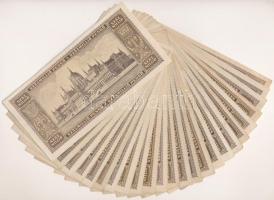 1946. 100.000.000P (24x) mind különféle sorozatszámmal "P 003 - P 327" között T:F szép pap...