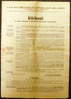 1936 Körlevél az összes budapesti távbeszélő-előfizetőkhöz