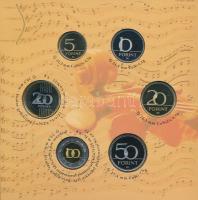 2009. 5Ft-200Ft "Haydn" (6xklf) forgalmi sor + "Joseph Haydn" Ag emlékérem (12g/...