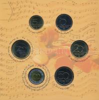 2009. 5Ft-200Ft "Haydn" (6xklf) forgalmi sor + "Joseph Haydn" Ag emlékérem (12g/...