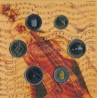 2009. 5Ft-200Ft "Haydn" (6xklf) forgalmi sor + "Joseph Haydn" Ag emlékérem (12g/...