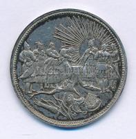 Csóka Zsuzsanna (1962-) 1996. "Millecentenárium Honfoglalás 896-1996" jelzett Ag emlékérem...