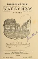 Tormay Cécile: A régi ház. Bp., 1923, Singer és Wolfner. Kiss Albert (1874-1937) tulajdonosi bélyegz...